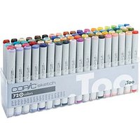 COPIC® Sketch D Layoutmarker-Set farbsortiert 1,0 + 6,0 mm, 72 St. von COPIC®