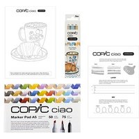 COPIC® Ciao 3D Cozy Palette Starter Layoutmarker-Set farbsortiert 1,0 + 6,0 mm, 1 Set von COPIC®
