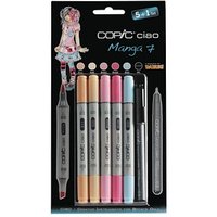 COPIC® Ciao  Manga 7 Layoutmarker-Set farbsortiert 1,0 + 6,0 mm, 6 St. von COPIC®