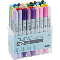 COPIC® Ciao A Layoutmarker-Set farbsortiert 1,0 + 6,0 mm, 36 St. von COPIC®