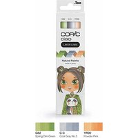 COPIC® Ciao Natural Palette Layoutmarker-Set farbsortiert 1,0 + 6,0 mm, 3 St. von COPIC®