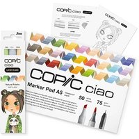 COPIC® Ciao Natural Palette Starter Layoutmarker-Set farbsortiert 1,0 + 6,0 mm, 1 Set von COPIC®