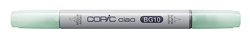 COPIC Ciao Marker Typ BG - 10, Cool Shadow, vielseitiger Layoutmarker, mit einer mittelbreiten und einer Brush-Spitze von Copic