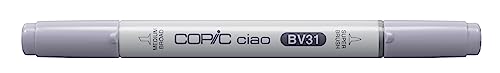 COPIC Ciao Marker Typ BV - 31, Pale Lavender, vielseitiger Layoutmarker, mit einer mittelbreiten und einer Brush-Spitze COPIC Ciao Marker Typ BV - 31, Pale Lavender, vielseitiger Layoutmarker, mit einer mittelbreiten und einer Brush-Spitze von Copic
