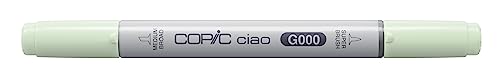 COPIC Ciao Marker Typ G - 000, Pale Green, vielseitiger Layoutmarker, mit einer mittelbreiten und einer Brush-Spitze von Copic