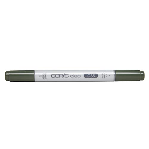 COPIC Ciao Marker Typ G - 85, Verdigris, vielseitiger Layoutmarker, mit einer mittelbreiten und einer Brush-Spitze von Copic