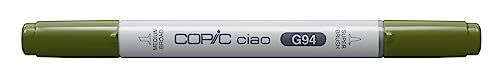 COPIC Ciao Marker Typ G - 94, Grayish Olive, vielseitiger Layoutmarker, mit einer mittelbreiten und einer Brush-Spitze von Copic