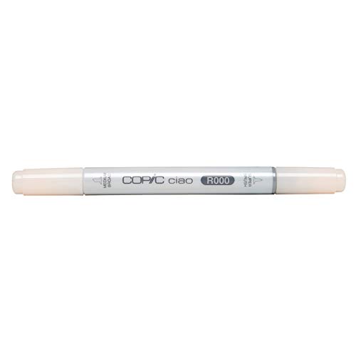COPIC Ciao Marker Typ R - 000, Cherry White, vielseitiger Layoutmarker, mit einer mittelbreiten und einer Brush-Spitze von Copic