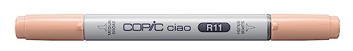 COPIC Ciao Marker Typ R - 11, Pale Cherry Pink, vielseitiger Layoutmarker, mit einer mittelbreiten und einer Brush-Spitze von Copic
