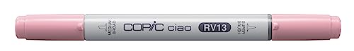 COPIC Ciao Marker Typ RV - 13, Tender Pink, vielseitiger Layoutmarker, mit einer mittelbreiten und einer Brush-Spitze von Copic