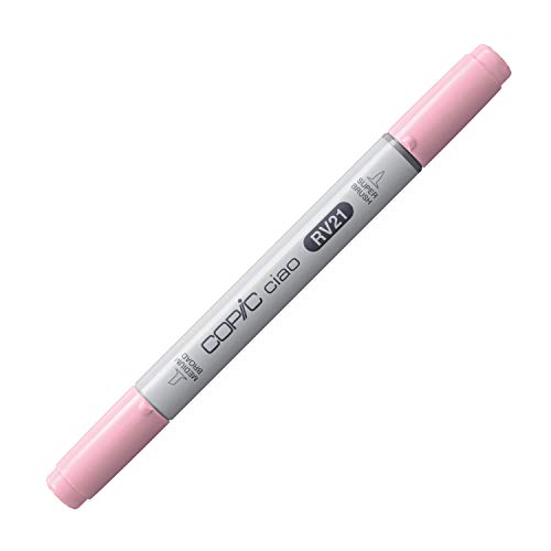 COPIC Ciao Marker Typ RV - 21, Light Pink, vielseitiger Layoutmarker, mit einer mittelbreiten und einer Brush-Spitze von Copic