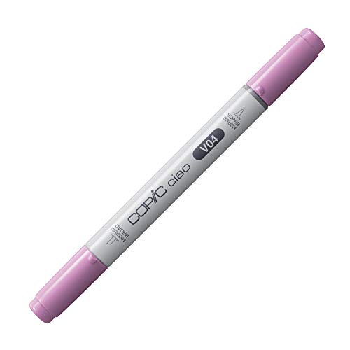 COPIC Ciao Marker Typ V - 04, Lilac, vielseitiger Layoutmarker, mit einer mittelbreiten und einer Brush-Spitze von Copic