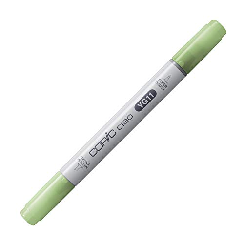 COPIC Ciao Marker Typ YG - 11, Mignonette, vielseitiger Layoutmarker, alkoholbasiert, mit einer mittelbreiten und einer Brush-Spitze COPIC Ciao Marker Typ YG - 11, Mignonette, vielseitiger Layoutmarker, alkoholbasiert, mit einer mittelbreiten und einer Brush-Spitze von COPIC