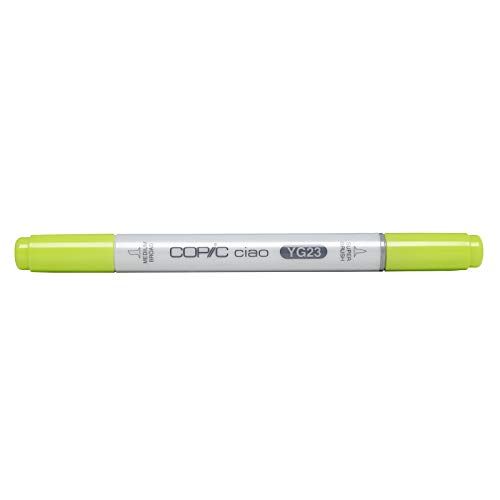 COPIC Ciao Marker Typ YG - 23, New Leaf, vielseitiger Layoutmarker, mit einer mittelbreiten und einer Brush-Spitze von Copic