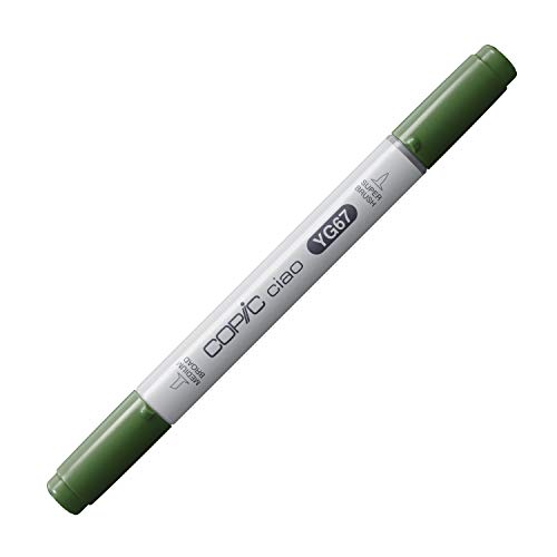 COPIC Ciao Marker Typ YG - 67, Moss, vielseitiger Layoutmarker, mit einer mittelbreiten und einer Brush-Spitze COPIC Ciao Marker Typ YG - 67, Moss, vielseitiger Layoutmarker, mit einer mittelbreiten und einer Brush-Spitze von Copic
