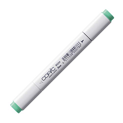 COPIC Classic Marker Typ BG - 34, Horizon Green, professioneller Layoutmarker, mit einer breiten und einer feinen Spitze von Copic