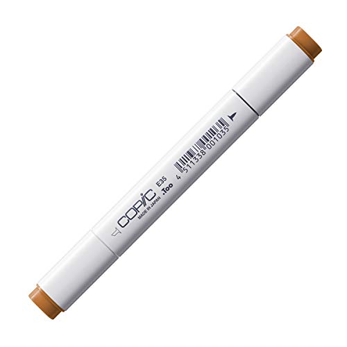 COPIC Classic Marker Typ E - 35, Chamois, professioneller Layoutmarker, mit einer breiten und einer feinen Spitze von Copic