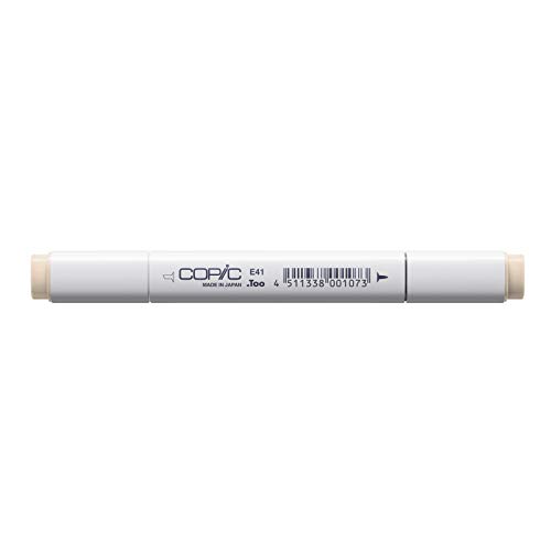 COPIC Classic Marker Typ E - 41, Pearl White, professioneller Layoutmarker, alkoholbasiert, mit einer breiten und einer feinen Spitze von COPIC