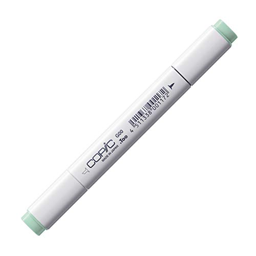 COPIC Classic Marker Typ G - 00, Jade Green, professioneller Layoutmarker, mit einer breiten und einer feinen Spitze von Copic