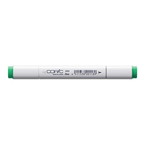 COPIC Classic Marker Typ G - 02, Spectrum Green, professioneller Layoutmarker, mit einer breiten und einer feinen Spitze von Copic