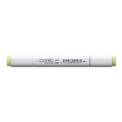 COPIC Classic Marker Typ G - 20, Wax White, professioneller Layoutmarker, mit einer breiten und einer feinen Spitze von Copic