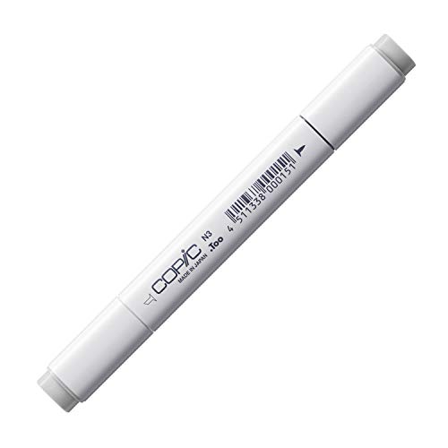 COPIC Classic Marker Typ N - 3, neutral gray No. 3, professioneller Layoutmarker, mit einer breiten und einer feinen Spitze von Copic