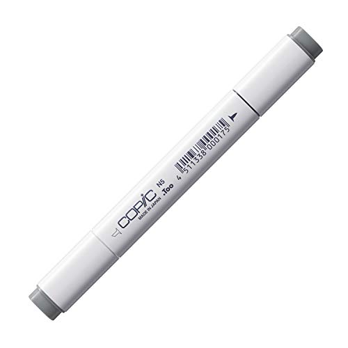 COPIC Classic Marker Typ N - 5, neutral gray No. 5, professioneller Layoutmarker, mit einer breiten und einer feinen Spitze von Copic