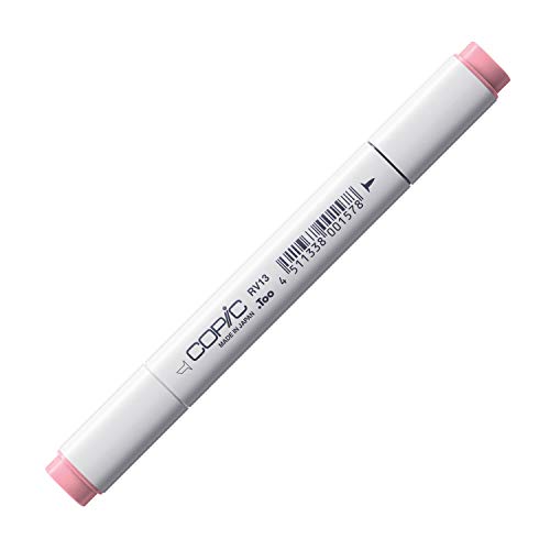 COPIC Classic Marker Typ RV - 13, Tender Pink, professioneller Layoutmarker, mit einer breiten und einer feinen Spitze von Copic