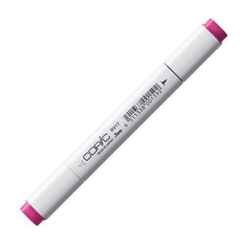 COPIC Classic Marker Typ RV - 17, Deep Magenta, professioneller Layoutmarker, mit einer breiten und einer feinen Spitze von Copic