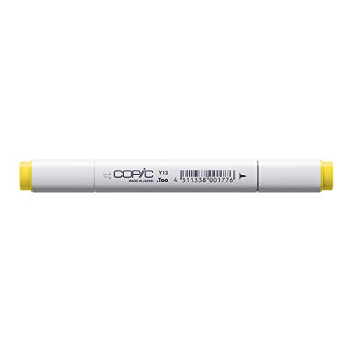 COPIC Classic Marker Typ Y - 13, Lemon Yellow, professioneller Layoutmarker, mit einer breiten und einer feinen Spitze von Copic