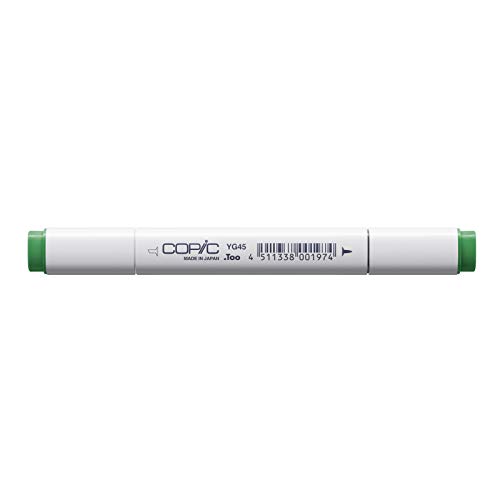 COPIC Classic Marker Typ YG - 45, Cobalt Green, professioneller Layoutmarker, mit einer breiten und einer feinen Spitze von Copic