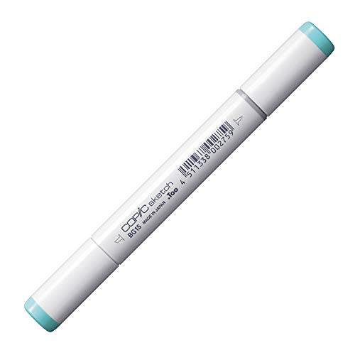 COPIC Sketch Marker Typ BG - 15, Aqua, professioneller Pinselmarker, mit einer Super-Brush-Spitze und einer Medium-Broad-Spitze COPIC Sketch Marker Typ BG - 15, Aqua, professioneller Pinselmarker, mit einer Super-Brush-Spitze und einer Medium-Broad-Spitze von Copic