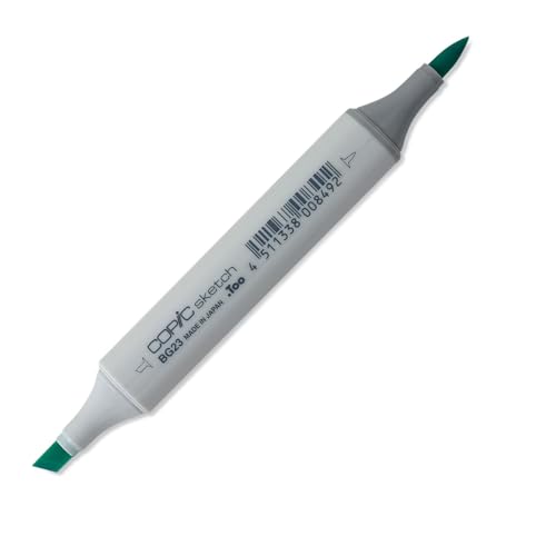 COPIC Sketch Marker Typ BG - 23, Coral Sea, professioneller Pinselmarker, mit einer Super-Brush-Spitze und einer Medium-Broad-Spitze COPIC Sketch Marker Typ BG - 23, Coral Sea, professioneller Pinselmarker, mit einer Super-Brush-Spitze und einer Medium-Broad-Spitze von Copic