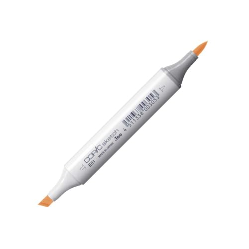 COPIC Sketch Marker Typ E - 51, Milky White, professioneller Pinselmarker, mit einer Super-Brush-Spitze und einer Medium-Broad-Spitze COPIC Sketch Marker Typ E - 51, Milky White, professioneller Pinselmarker, mit einer Super-Brush-Spitze und einer Medium-Broad-Spitze von Copic