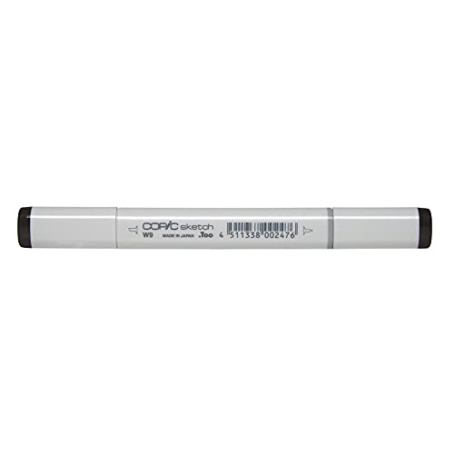 COPIC Sketch Marker Typ W - 9, warm gray No. 9, professioneller Pinselmarker, mit einer Super-Brush-Spitze und einer Medium-Broad-Spitze COPIC Sketch Marker Typ W - 9, warm gray No. 9, professioneller Pinselmarker, mit einer Super-Brush-Spitze und einer Medium-Broad-Spitze von Copic