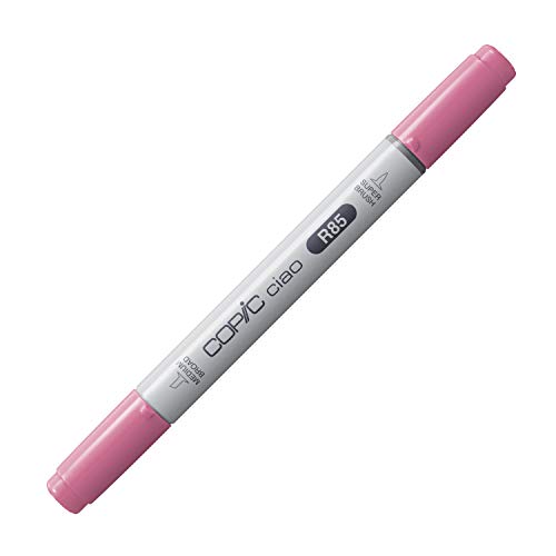 COPIC Ciao Marker Typ R - 85, Rose Red, vielseitiger Layoutmarker, mit einer mittelbreiten und einer Brush-Spitze von Copic