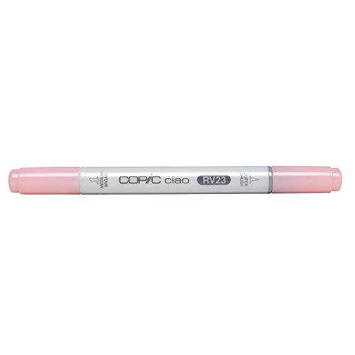 COPIC Ciao Marker Typ RV - 23, Pure Pink, vielseitiger Layoutmarker, mit einer mittelbreiten und einer Brush-Spitze von Copic