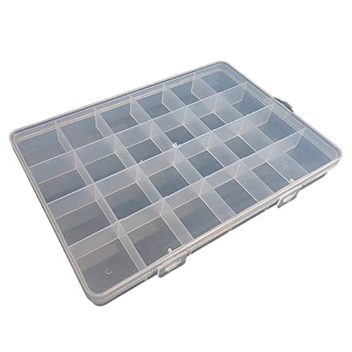 COPLKY Schmuckschatulle mit 24 Fächern, Aufbewahrungsfach für Perlen, Ohrringe, Halsketten COPLKY Schmuckschatulle mit 24 Fächern, Aufbewahrungsfach für Perlen, Ohrringe, Halsketten von COPLKY