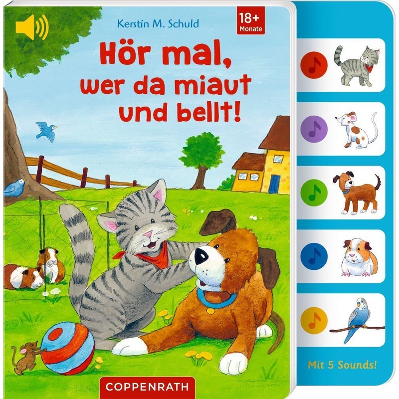 Hör Mal, Wer Da Miaut Und Bellt!, Pappband von Coppenrath, Münster
