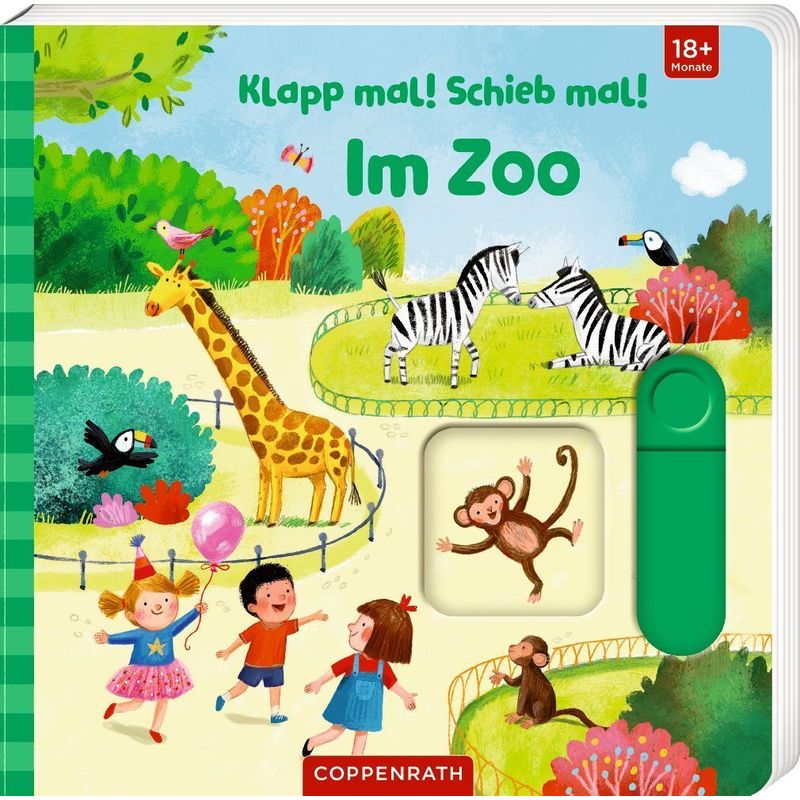 Klapp Mal! Schieb Mal!: Im Zoo, Pappband von Coppenrath, Münster