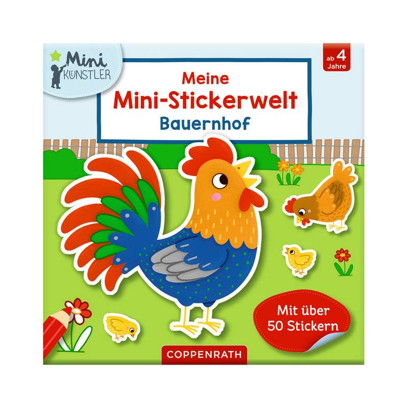 Mini-Künstler / Meine Mini-Stickerwelt - Bauernhof, von Coppenrath, Münster
