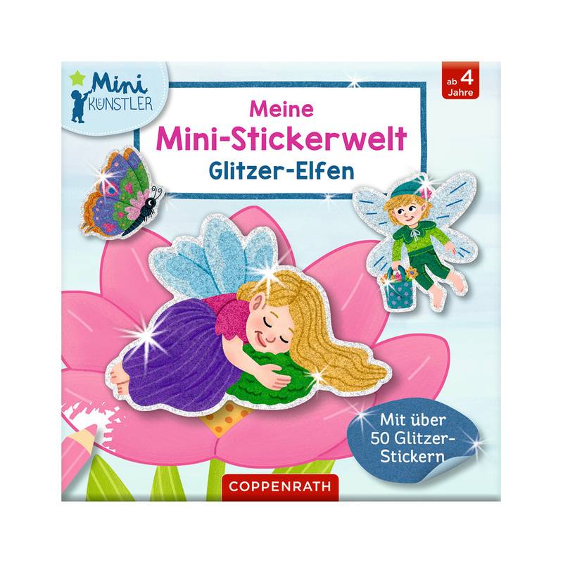 Meine Mini-Stickerwelt - Glitzer-Elfen, von Coppenrath, Münster