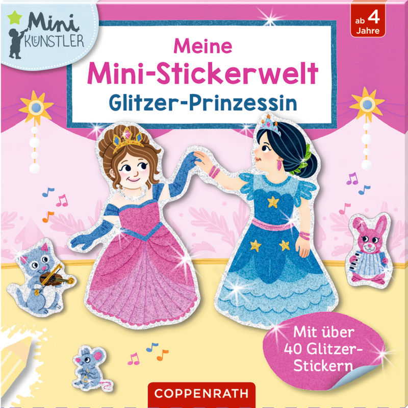Meine Mini-Stickerwelt - Glitzer-Prinzessin, von Coppenrath, Münster