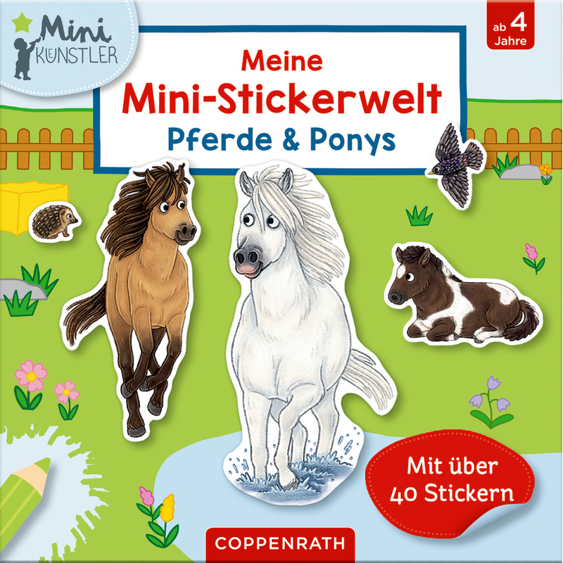 Meine Mini-Stickerwelt - Pferde & Ponys, von Coppenrath, Münster