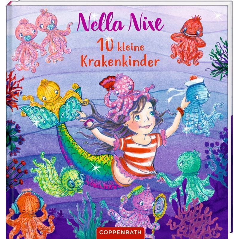 Nella Nixe: 10 Kleine Krakenkinder - Monika Finsterbusch, Nicola Berger, Gebunden von Coppenrath, Münster