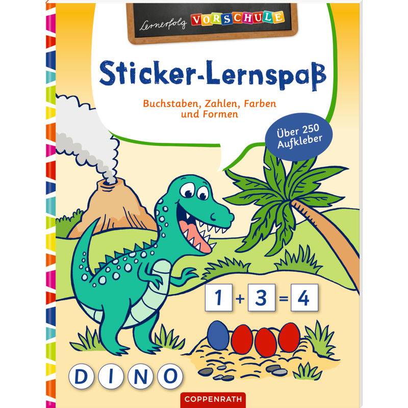 Sticker-Lernspaß (Dinosaurier), Geheftet von Coppenrath, Münster