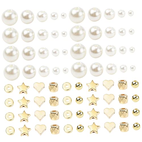 CORHAD 1 Karton DIY Perlen aus Langlebigem Ccb Material für Schmuckherstellung Farbenfrohe Bastelperlen zum Auffädeln von Armbändern und Halsketten Leicht für Kreative DIY Projekte und von CORHAD