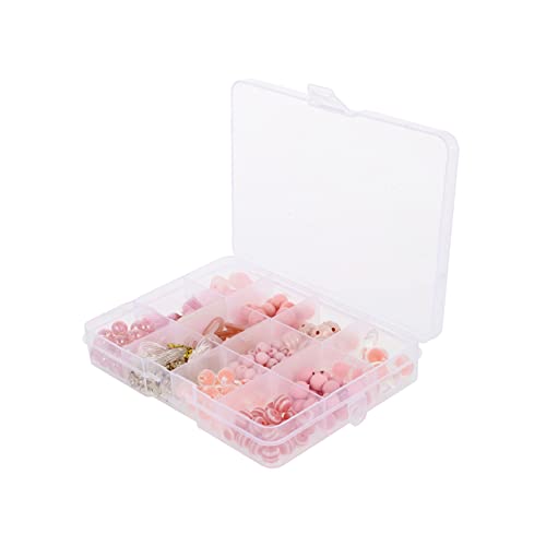 CORHAD 1 Satz Diy Zubehör Handwerkliche Herstellung Von Perlen Erkenntnisse Zur Diy-schmuckherstellung Perlen Zur Herstellung Von Armbändern Perlen Für Schmuckhersteller Rosa Plastik von CORHAD