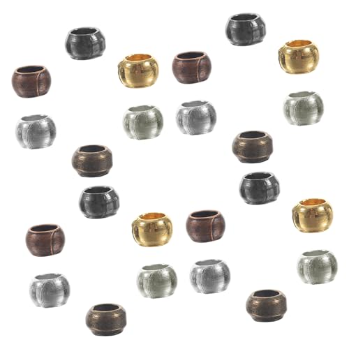 CORHAD 1 Schachtel Große Kupfer Abstandshalter Perlen Farbiges für Schmuckherstellung DIY Armband Halskette Bastelperlen Auffädeln Kreative Lose Perlen für Handwerk und CORHAD 1 Schachtel Große Kupfer Abstandshalter Perlen Farbiges für Schmuckherstellung DIY Armband Halskette Bastelperlen Auffädeln Kreative Lose Perlen für Handwerk und von CORHAD