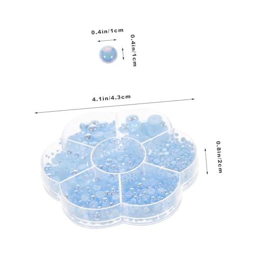 CORHAD 1 Schachtel Halbrunde Flache Ab perlen DIY Schmuck Basteln Haar Nageldekorationen Leichte Schmucksteine Zubehör für Haar Nagelkunst CORHAD 1 Schachtel Halbrunde Flache Ab perlen DIY Schmuck Basteln Haar Nageldekorationen Leichte Schmucksteine Zubehör für Haar Nagelkunst von CORHAD